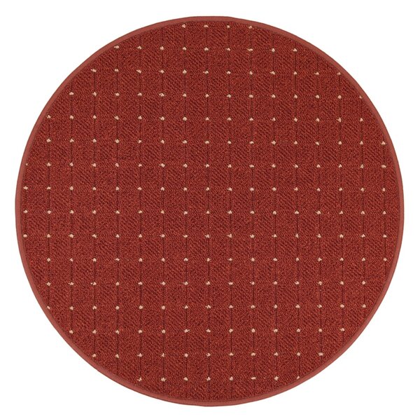 Condor Carpets, AKCE: 300x300 (průměr) kruh cm Kusový koberec Udinese terra kruh, oranžová, chodba / předsíň