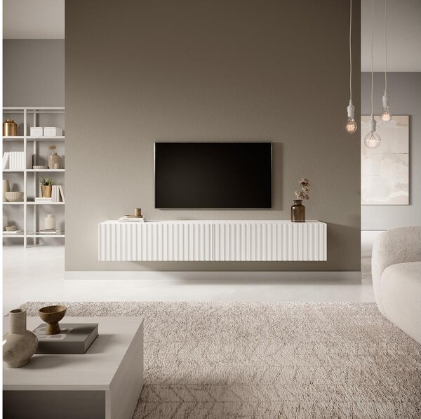 TV skříňka/stolek Tenessie 175 (bílá). Akce -17%