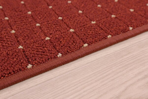 Condor Carpets, Běhoun na míru Udinese terra, šíře 50 cm, oranžová, chodba / předsíň