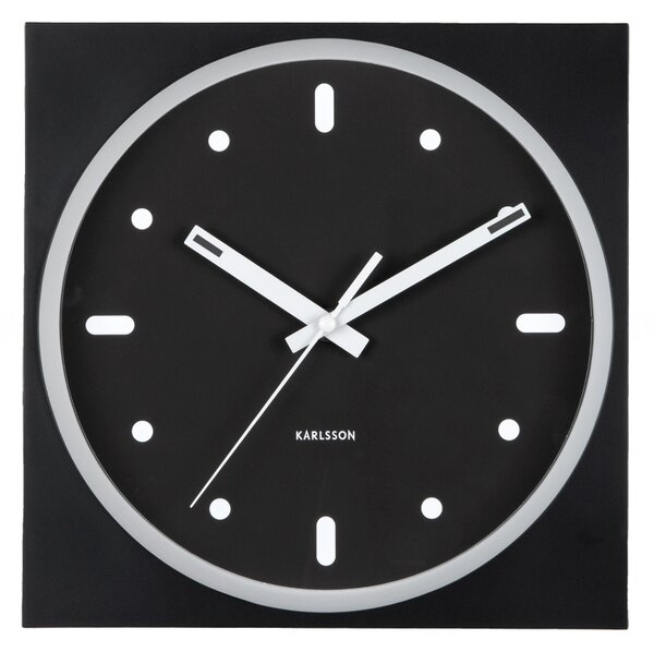 Designové nástěnné hodiny 6111BK Karlsson 25cm