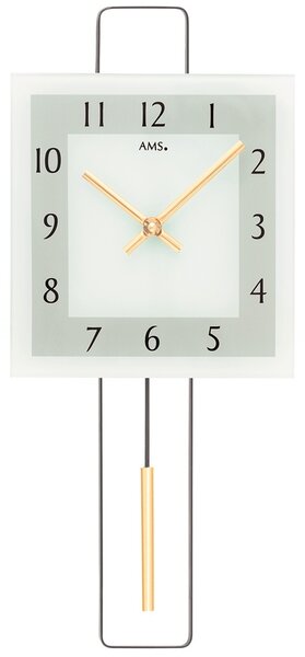 Designové kyvadlové hodiny 7505 AMS 44cm