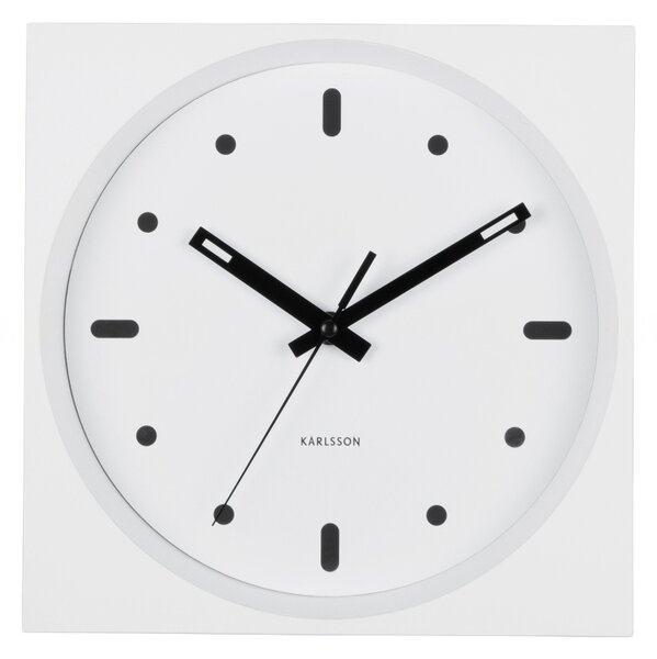 Designové nástěnné hodiny 6111WH Karlsson 25cm