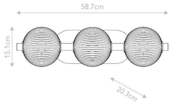 NÁSTĚNNÉ SVÍTIDLO, 15,1/58,7 cm Elstead Lighting - Online Only svítidla, Online Only