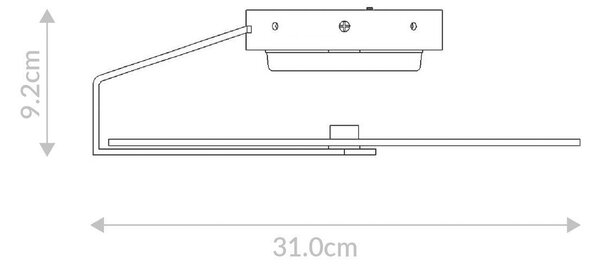 NÁSTĚNNÉ LED SVÍTIDLO, 31/9,2 cm Elstead Lighting - Online Only svítidla, Online Only