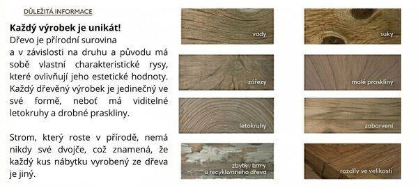 Hector Kulatý zahradní stůl Castello 130 cm z masivu akáciové dřevo/teak