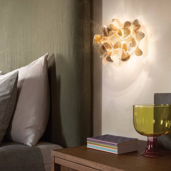 Slamp Clizia Mama Non nástěnné 32x28cm zlatá, stmívatelný, Mosaz / zlato, Obývací pokoj / jídelna, Plast, Design