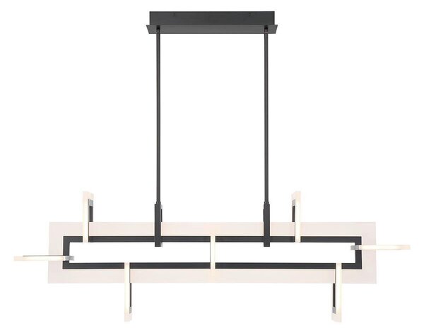 ZÁVĚSNÉ LED SVÍTIDLO, 86 W, 50/122,8/23,1 cm Elstead Lighting - Online Only svítidla, Online Only