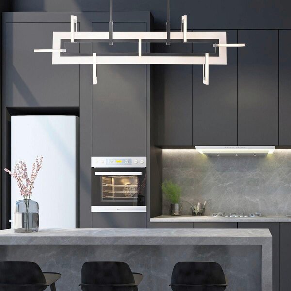 ZÁVĚSNÉ LED SVÍTIDLO, 86 W, 50/122,8/23,1 cm Elstead Lighting - Online Only svítidla, Online Only