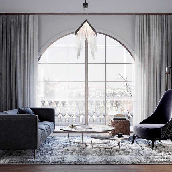 LUSTR, 81/119,4 cm Elstead Lighting - Online Only svítidla, Online Only