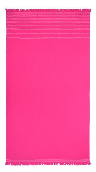 Plážová osuška SLIM růžová 100 x 180 cm