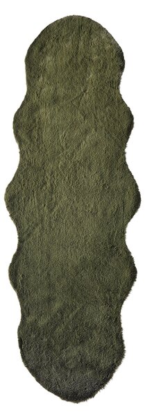 UMĚLÁ KOŽEŠINA, 60/180 cm, zelená Ambia Home - Kůže, Online Only