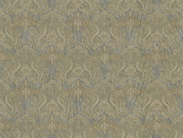Luxusní šedivo-zlatá vliesová tapeta, zámecký ornamentální vzor, 86078, Valentin Yudashkin 5, Emiliana Parati