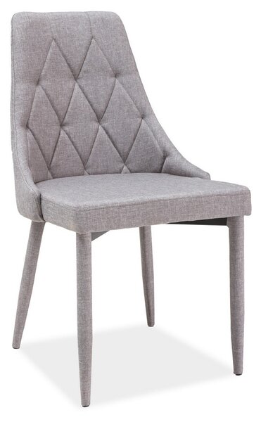 Jídelní čalouněná židle TRIX šedá