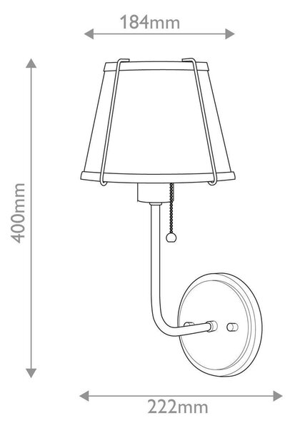 NÁSTĚNNÉ SVÍTIDLO, Elstead Lighting - Online Only svítidla, Online Only