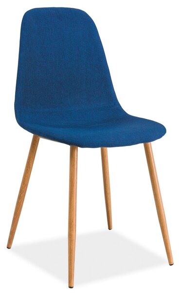 Jídelní čalouněná židle FOX modrá