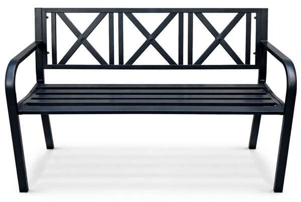 Zahradní lavice CROSS 119x76x34cm
