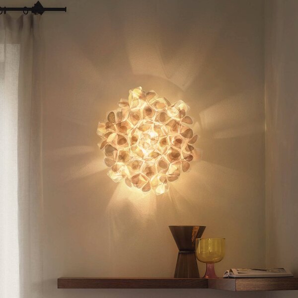Slamp Clizia Mama Non nástěnné svítidlo zlaté Ø53cm, stmívatelný, Mosaz / zlato, Obývací pokoj / jídelna, Plast, Design, Stropní svítidlo