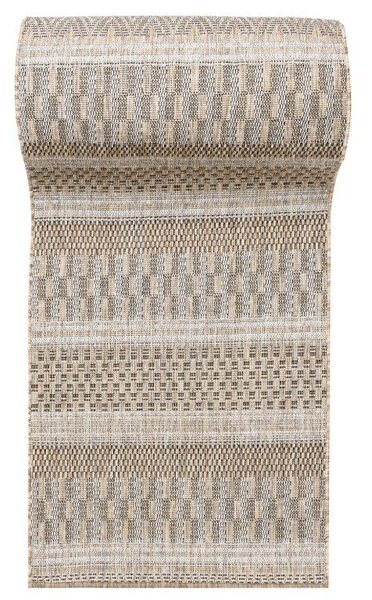 Makro Abra Běhoun Sisal MELISSA KF85A hnědý béžový Šíře: 60 cm