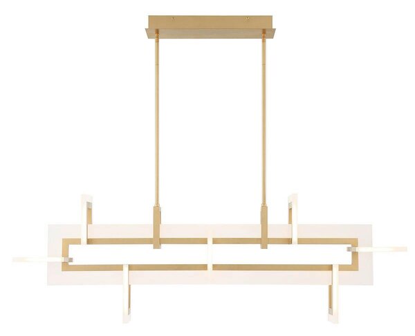 ZÁVĚSNÉ LED SVÍTIDLO, 86 W, 122,8/50/23,1 cm Elstead Lighting - Online Only svítidla, Online Only