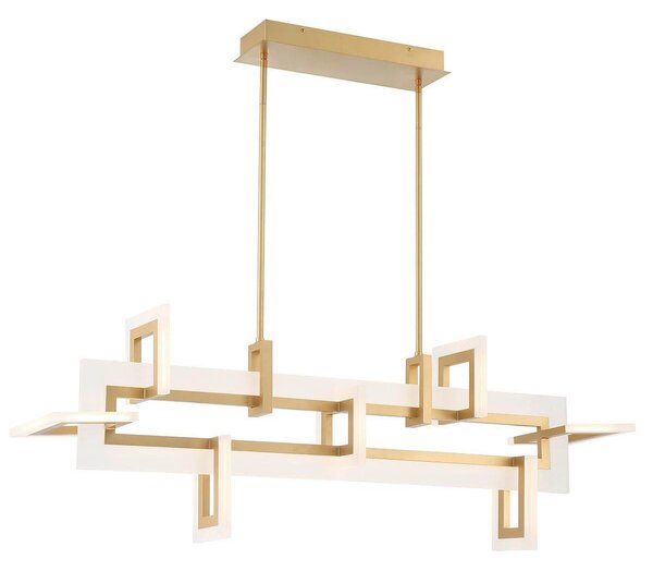 ZÁVĚSNÉ LED SVÍTIDLO, 86 W, 122,8/50/23,1 cm Elstead Lighting - Online Only svítidla, Online Only
