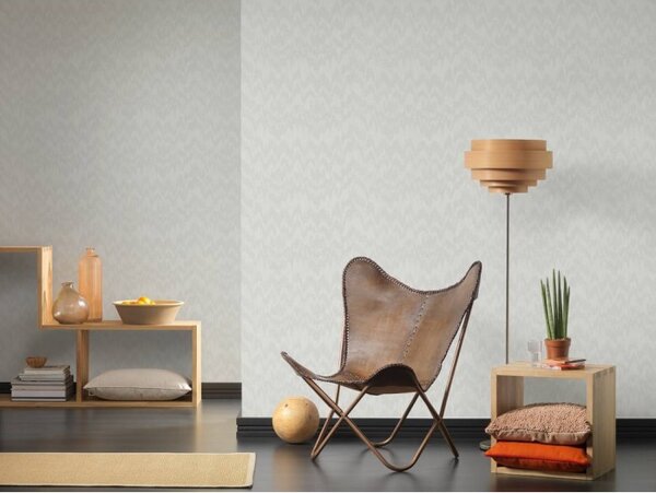 A.S. Création | Vliesová tapeta na zeď Michalsky 36501-3 | 0,53 x 10,05 m | metalická, bílá, šedá