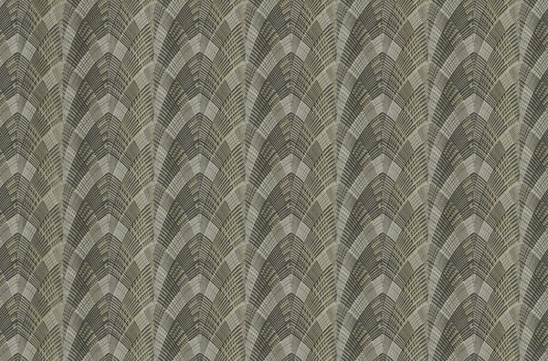 Luxusní hnědo-stříbrná geometrická vliesová tapeta, GF62099, Gianfranco Ferre´Home N.3, Emiliana Parati