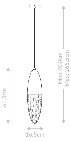 STROPNÍ ZÁVĚSNÉ SVÍTIDLO, 70/16,5/70 cm Elstead Lighting - Online Only svítidla, Online Only