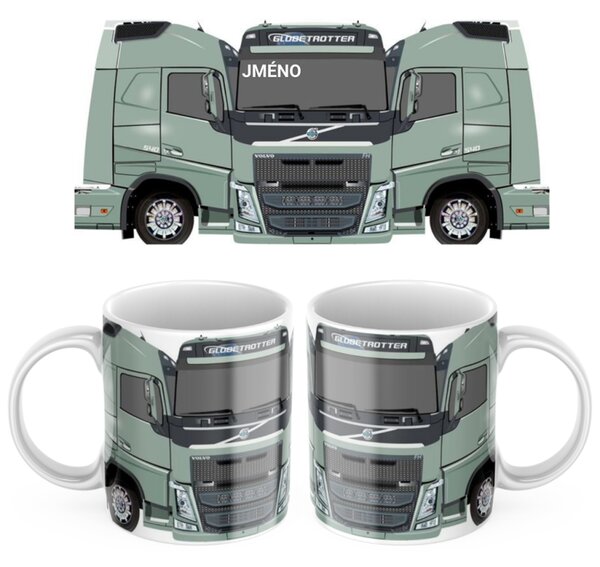 Keramický hrnek s motivem kamionu Volvo 450ml