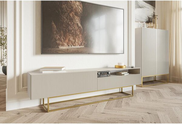 TV skříňka/stolek Vertigo V1 (sivobéžová). Akce -12%