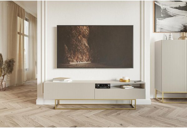 TV skříňka/stolek Vertigo V1 (sivobéžová). Akce -12%