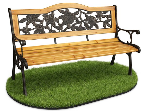 Zahradní lavice ROSA 125x77x52cm