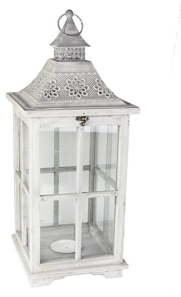 Dřevěná lucerna Morex D2673, střední, 59,5 cm