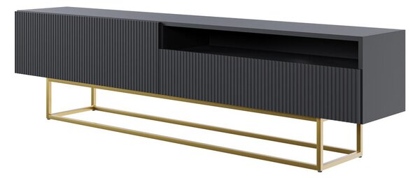 TV skříňka/stolek Vertigo V1 (černá). Akce -17%