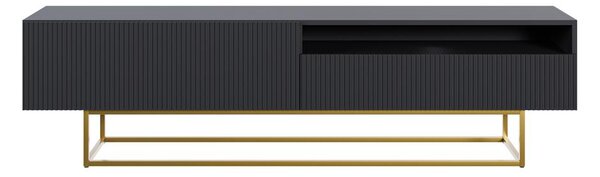 TV skříňka/stolek Vertigo V1 (černá). Akce -17%