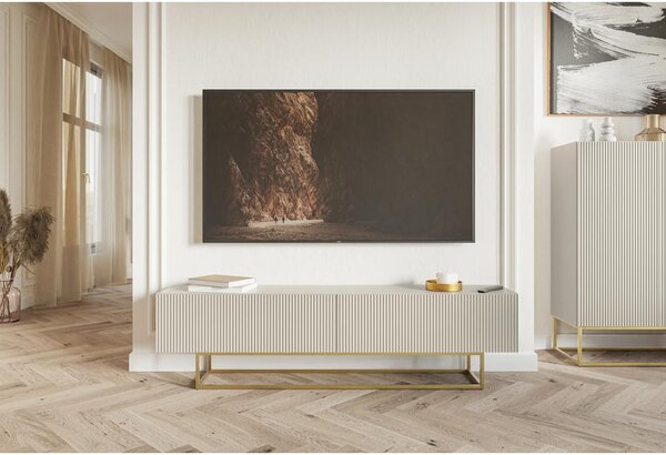 TV skříňka/stolek Vertigo V2 (sivobéžová). Akce -12%