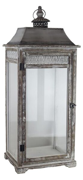 Dřevěná lucerna velká D6044/V velká 84 cm