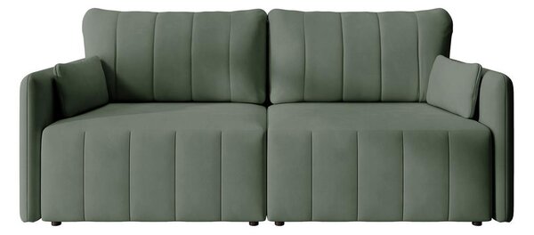Pohovka Perkley (zelená + černá). Akce -15%