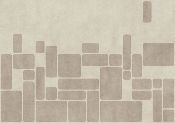 Fototapety Geometrický vzor se zaoblenými obdélníky, Fototapety geometrie, w05141 : uwalls.cz