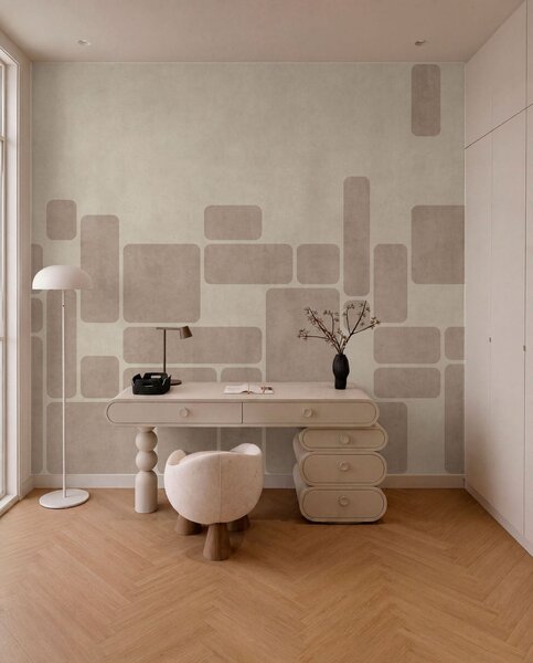 Fototapety Geometrický vzor se zaoblenými obdélníky, Fototapety geometrie, w05141 : uwalls.cz