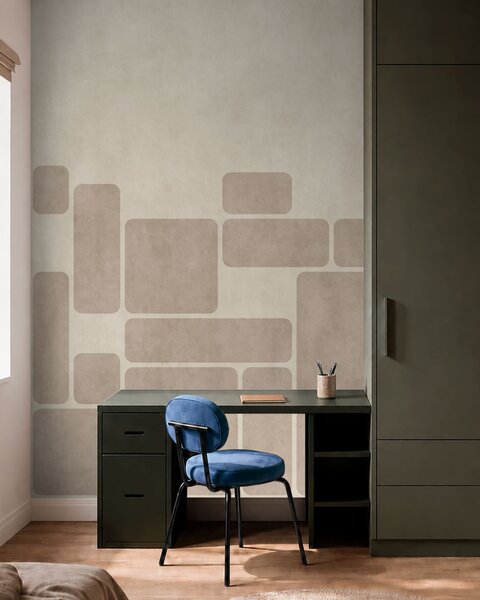 Fototapety Geometrický vzor se zaoblenými obdélníky, Fototapety geometrie, w05141 : uwalls.cz