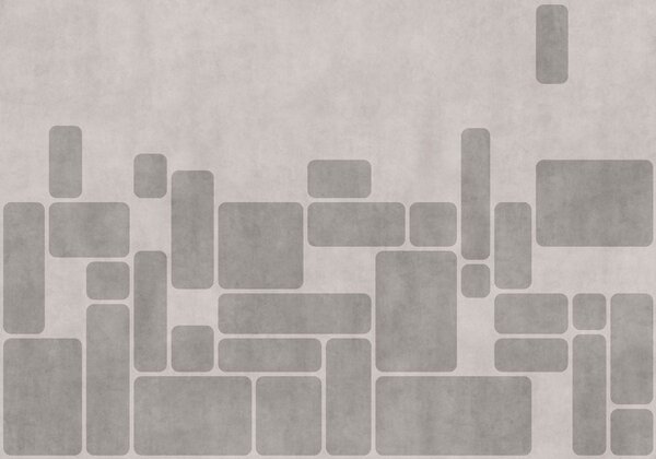 Fototapety Geometrický vzor v jemných odstínech šedé a růžové, Fototapety geometrie, w05141v1 : uwalls.cz
