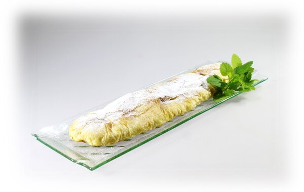 BDK-GLASS Skleněný tác na závin 45x15cm