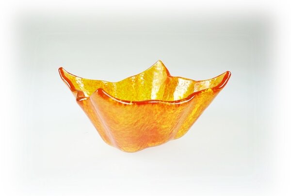 BDK-GLASS Skleněné mističky WINKY - ambrové Rozměr: 8x8cm