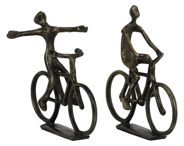 Light & Living Ornament Cyclist antik bronz