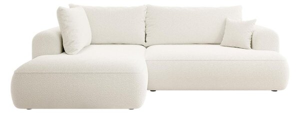 Rohová sedací souprava Olivo II (L) (krémová + černá)