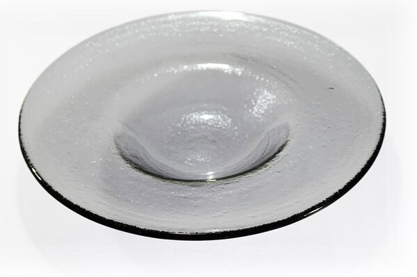 BDK-GLASS Skleněná mísa PASTA 29cm - šedá