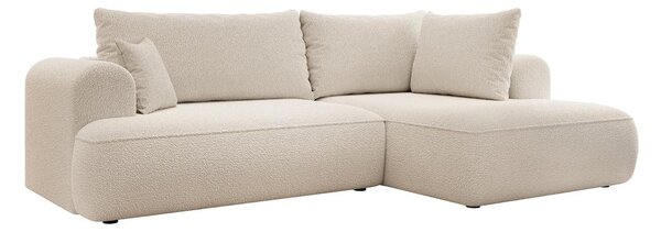 Rohová sedací souprava Olivo II (P) (béžová + černá)