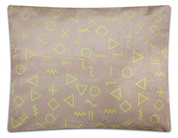 Sleep-well Povlečení mikroflanel Sleep-well 70x90+140x200cm, digi tisk, GEOMETRIE