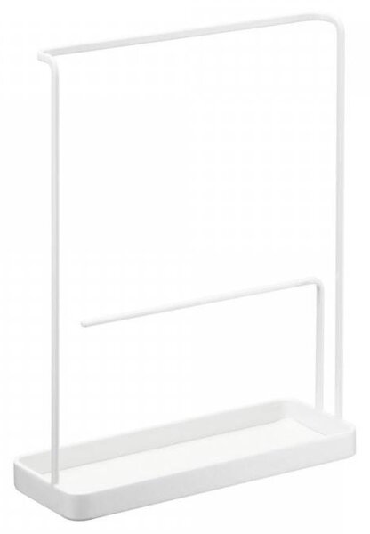 Bílý kovový stojan na šperky Yamazaki Tower 25,5 cm