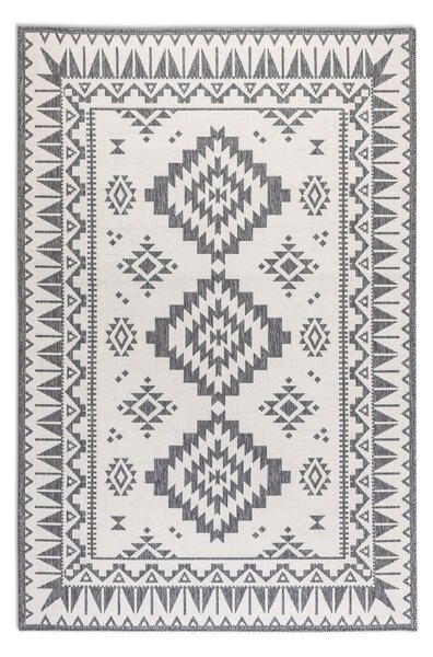 ELLE Decoration, Kusový koberec Gemini 106018 Silver z kolekce Elle – na ven i na doma, 120x170, šedá, chodba / předsíň